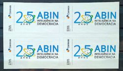 SI 57 Selo Institucional 25 Anos da ABIN Inteligencia na Democracia 2024 Quadra