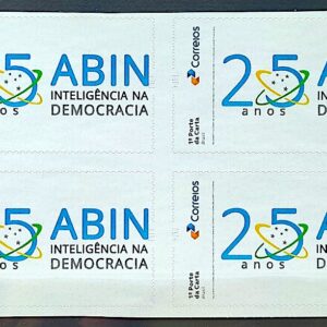 SI 57 Selo Institucional 25 Anos da ABIN Inteligencia na Democracia 2024 Quadra