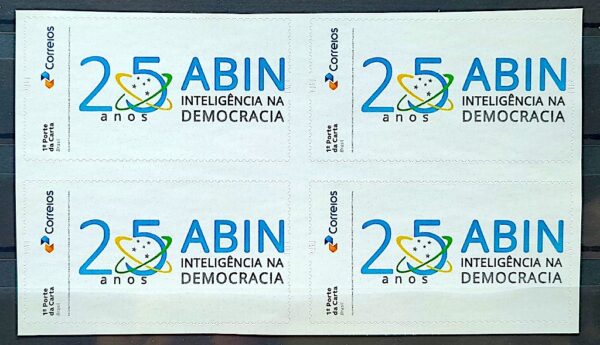 SI 57 Selo Institucional 25 Anos da ABIN Inteligencia na Democracia 2024 Quadra