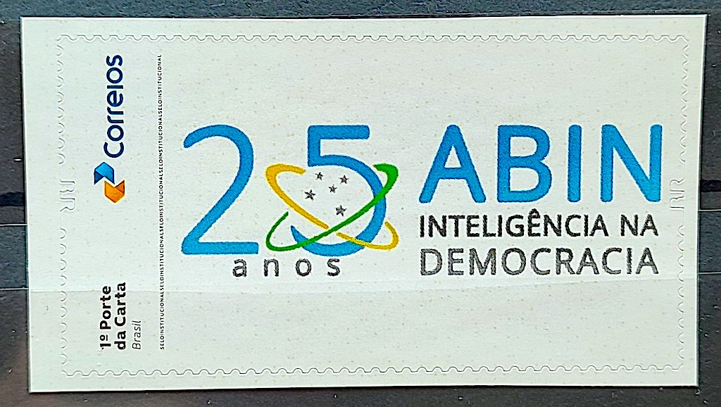 SI 57 Selo Institucional 25 Anos da ABIN Inteligencia na Democracia 2024