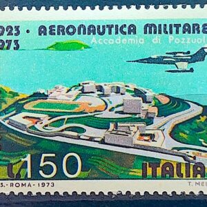 Selo Italia Aeronautica Aviao Militar Lire 150 1973