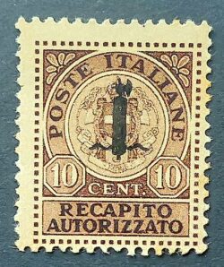 Selo Italia Repubblica Sociale Italiana Recapito Autorizzato 1944