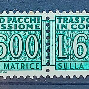 Selo Italia Trasporto Pacchi in Concessione Lire 600 1979