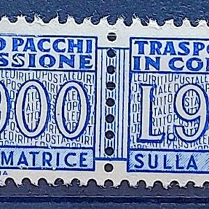 Selo Italia Trasporto Pacchi in Concessione Lire 900 1981