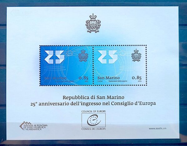 Selo San Marino Consiglio D'Europe Geografia 2013