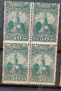 A 17 Selo Aereo Aeronautica Padre Bartholomeu de Gusmao 1929 Quadra