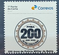 SI 66 Selo Institucional 200 Anos Policia Militar Bahia Seguranca 2025