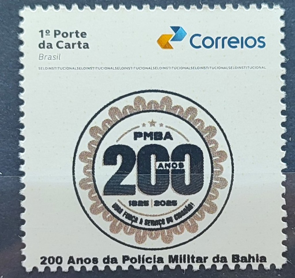 SI 66 Selo Institucional 200 Anos Policia Militar Bahia Seguranca 2025