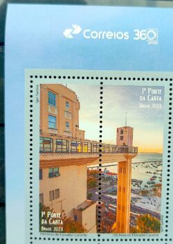 C 4137 Selo Elevador Lacerda Salvador Transporte Turismo 2023 Vinheta Correios