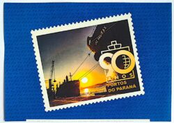 SI 70 Vinheta do Selo Institucional 90 Anos do Porto de Paranagua Parana Navio 2025