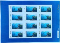 SI 71 Selo Institucional Aniversario de Florianopolis Praia da Armacao Turismo 2025 Folha