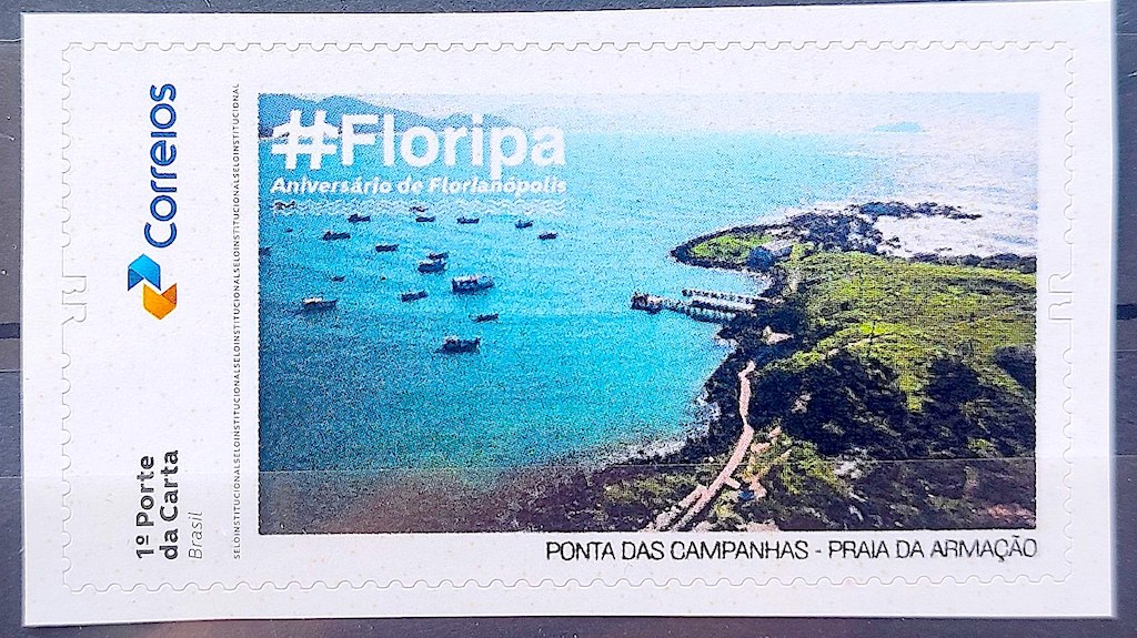 SI 71 Selo Institucional Aniversario de Florianopolis Praia da Armacao Turismo 2025