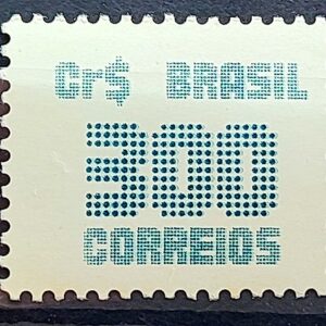 Selo Regular RHM 638 Tipo Cifra CrS 300 1985