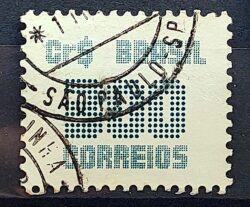 Selo Regular RHM 638 Tipo Cifra CrS 300 1985 Circulado