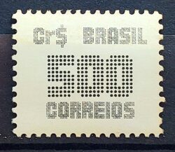 Selo Regular RHM 639 Tipo Cifra CrS 500 1985