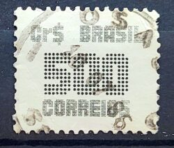 Selo Regular RHM 639 Tipo Cifra CrS 500 1985 Circulado