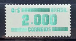 Selo Regular RHM 641 Tipo Cifra CrS 2000 1986