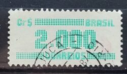 Selo Regular RHM 641 Tipo Cifra CrS 2000 1986 Circulado 2