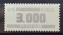 Selo Regular RHM 642 Tipo Cifra CrS 3000 1985