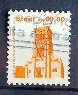 Selo Regular RHM 652 Patrimonio Historico Matozinhos 1987 Circulado