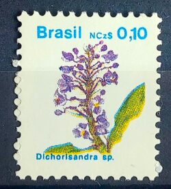 Selo Regular RHM 669 Flora Brasileira NCzS 0p10 1989
