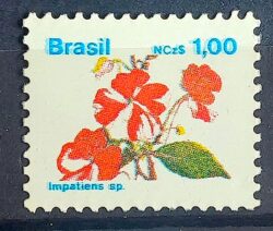 Selo Regular RHM 672 Flora Brasileira NCzS 1 1989