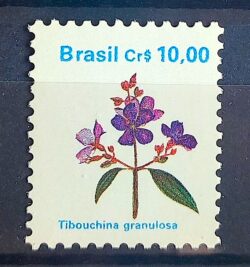 Selo Regular RHM 679 Flora Brasileira CrS 10 1990