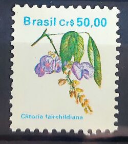 Selo Regular RHM 681 Flora Brasileira CrS 50 1990
