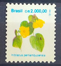 Selo Regular RHM 687 Flora Brasileira CrS 2000 1992