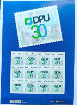 SI 72 Selo Institucional 30 Anos Defensoria Publica da Uniao Direito Justica 2025 Folha