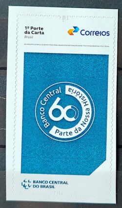 SI 73 Selo Institucional 60 Anos do Banco Central do Brasil Economia 2025