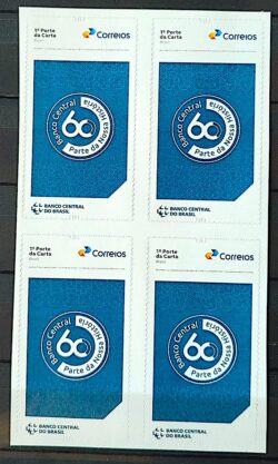 SI 73 Selo Institucional 60 Anos do Banco Central do Brasil Economia 2025 Quadra