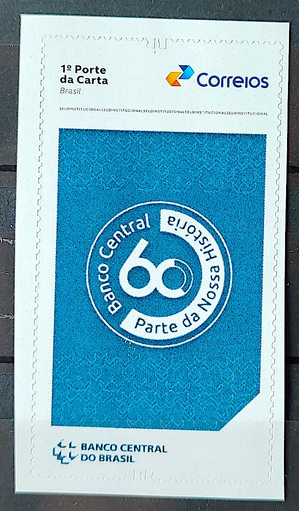 SI 73 Selo Institucional 60 Anos do Banco Central do Brasil Economia 2025