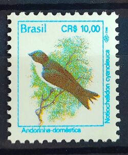 Selo Regular RHM 700 Passaros Urbanos Andorinha CRS 10 1994