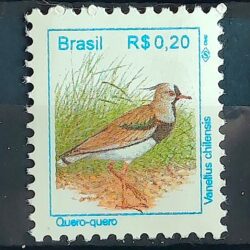 Selo Regular RHM 714 Passaros Urbanos Quero Quero RS 0p20 1994