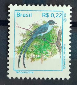 Selo Regular RHM 741 Passaros Urbanos RS 0p22 1997