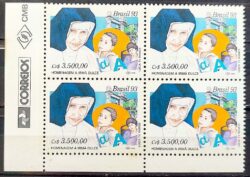 C 1829 Selo Irma Dulce Religiao Elevador Lacerda Bahia Educacao 1993 Quadra Vinheta Correios