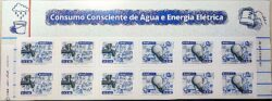C 3590 Selo Consumo Consciente de Agua e Energia Eletrica 2016 Dupla Sextilha Com Vinheta