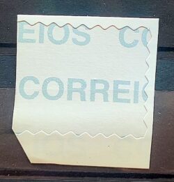 Base Tipo 3 Fundo do Papel Selo Regular RHM 743 Fruta Morango Perce em Onda 1997