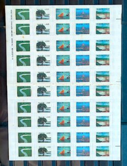 Selo Regular RHM 719 Turismo no Brasil 1996 Folha