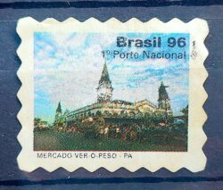 Selo Regular RHM 726 Turismo no Brasil 1997 Ver o Peso Para