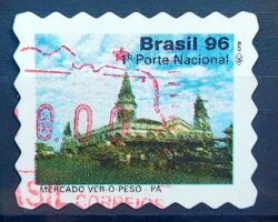 Selo Regular RHM 726 Turismo no Brasil 1997 Ver o Peso Para Circulado