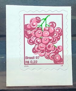 Selo Regular RHM 742 B3 Fruta Uva Perce em Linha 1997