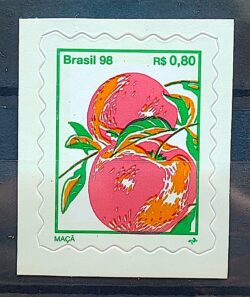 Selo Regular RHM 755 B3 Fruta Maca Perce em Onda 1998