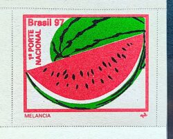 Selo Regular RHM 766 Fruta Melancia Microsserrilha 1999