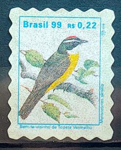 Selo Regular RHM 774 Passaros Urbanos Bem Te Vizinho do Topete Vermelho 1999