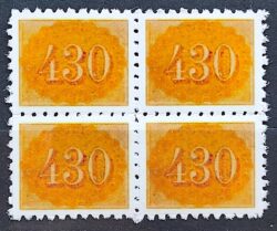 Serie Réplica Selo Colorido 430 Reis Denteado 1861 Quadra