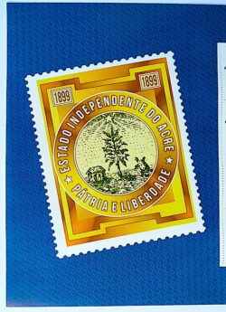 SI 76 Vinheta do Selo Institucional 125 Anos do Estado Independente do Acre 2025