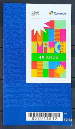 SI 77 Selo Institucional 40 Ministerio da Cultura Governo 2025 Codigo de Barras