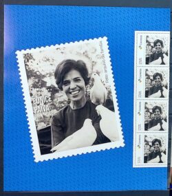 SI 78 Selo Institucional Eunice Paiva Direito Indios Cinema Militar Pombo 2025 Porta-Retrato